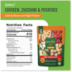 Real Food Blends Select Chicken, Zucchini & Potatoes – Pureed Food Meal for Feeding Tubes, 9.4 oz Pouch (Pack of 12 Pouches)