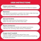 Ever Ready First Aid Adult and Infant CPR Mask Combo Kit with 2 Valves with Pair of Vinyl Gloves & 2 Alcohol Prep Pads - Red (2)