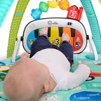 Baby Einstein Farm Explorers 4-in-1 Kickin’ Tunes Musical Meadow Music & Language Discovery Gym, Ages 0 Months and Up