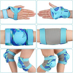 BOSONER Kids/Youth Knee Pad Elbow Pads for Roller Skates Cycling BMX Bike Skateboard Inline Rollerblading, Skating Skatings Scooter Riding Sports