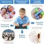 LCD Writing Tablet Drawing Tablets for Kids 10Inch with Protect Bag,LEYAOYAO Colorful Screen Drawing Board Doodle Scribbler Pad Learning Educational Toy - Gift for 3-6 Years Old Boy Girl (Blue)