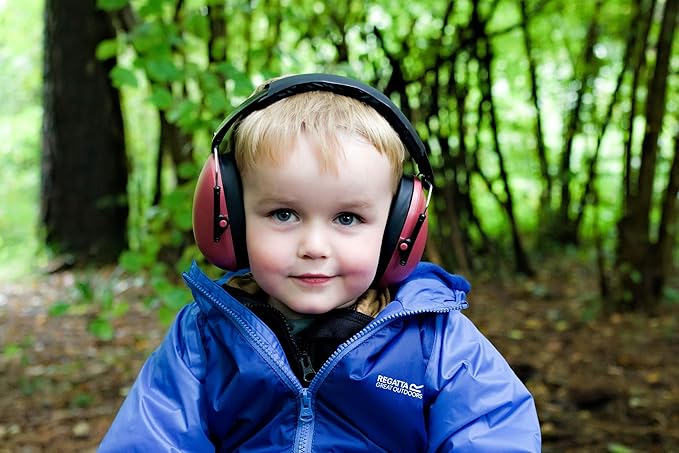 BANZ Kidz Earmuffs 2 Years & Older - Loud Noise Cancelling Kids Headphones & Toddler Ear Muffs, Size Adjustable
