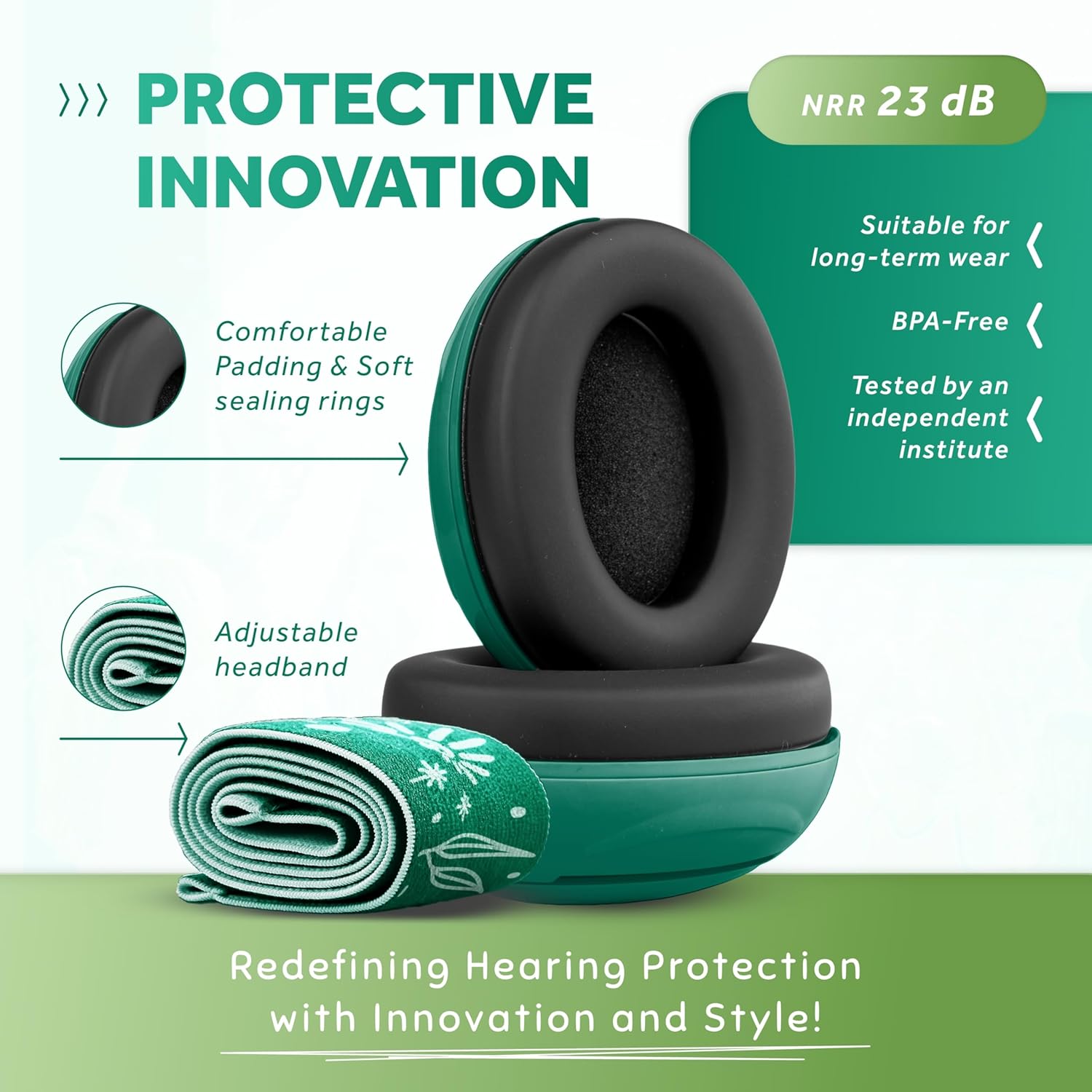 Schallwerk ® Mini+ Baby Ear Muffs – Infant Noise Cancelling Headphones, Toddler Ear Protection, Baby Headphones for Noise