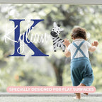 Personalized Name Jungle Animals Vinyl Wall Decor I Nursery Wall Decal for Baby Boy & Girl Decoration I Stickers for Kids I Multiple Sizes (E. Zebra)