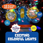 Rechargeable Bubble Machine for Kids,180° Rotation 10,000+ Big Bubbles Per Minute, Boy Birthday Gift, Outdoor Toys, Summer Games & Activities, Gifts for Toddlers, Boys & Girls Age 3,4,5,6,8+ Year Old