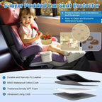 Car Seat Protector for Child Car Seat, 2 Pack Baby Car Seat Covers with Mesh Pockets & Non-Slip Backing 600D Durable Seat Protector