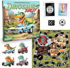 Raincorn Games - Dinosaur Rally Card & Dice Kids Board Game for Ages 4 - Family Games, Classroom Activities for Kids Learning