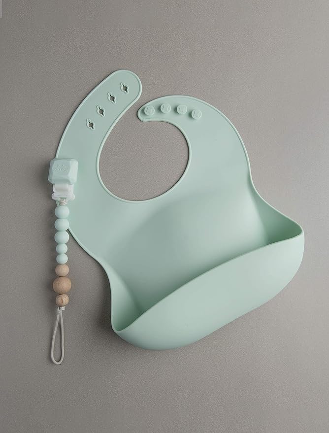 Loulou Lollipop Soft, Waterproof Silicone Feeding Bib