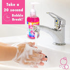 Mr. Bubble Kids Moisturizing Hand Soap, Gentle Sensitive Skin Formula Enriched with Nourishing Aloe Vera - Original Bubble Scent (Pack of 3 Bottles, 8.4 Fl Oz Each)