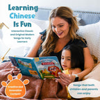 GO GO Learning Chinese is Fun Vol. 1: Bilingual Chinese English Books for Kids with 8 Songs, Chinese New Year Gifts, Learn Chinese, Chinese Gifts, Chinese Book, Chinese Learning Book, Chinese Toys