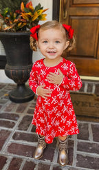 Wee Ones Baby Girls' Medium Grosgrain Hair Bow on a WeeStay Clip w/Plain Wrap - Red,One Size