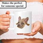 Personalized Coffee Mug, Custom Photo Text 11 Oz Ceramic Mug, Customized Picture Name Tea Cup, Unique Gift Idea, Taza Cafe Personalizadas Fotos, Cute Custom Gifts Mom Women Men, Father's Day, White