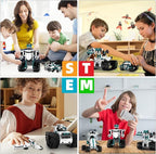 STEM Robot Toys for 8-14, 12 in 1 Remote Control Robotics Toys for Kids, Programmable Building Robot Kit Birthday Present for Science Educational(469 Pcs)