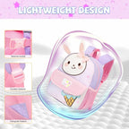 Toddler Backpack for 1-3 Year Old Girls & Boys Waterproof 3D Animal Cartoon Rabbit Design Kids Travel Backpack Lightweight Preschool Daycare Bag with Adjustable Straps(Little White Rabbit)
