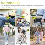 Suranew Adjustable Stroller Cup Holder with Phone Holder for Baby Stroller for Family Members