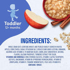 Gerber Oatmeal and Barley Apple Cinnamon Cereal, Toddler Oatmeal, Iron, Whole Grains, 8PK