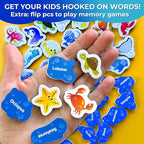 QUOKKA Magnet Game for Kids 3-5 - Fishing Game Kids Ages 4-8 - Travel I Road Trip I Plane I Car Ride - Magnetic Toddler Travel Toys