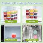 5 Pack Glass Baby Food Storage Containers, 4 oz Leakproof Baby Food Jars with Lids, Small Glass Food Containers for Infant Baby, Freezer & Microwave Safe, BPA Free