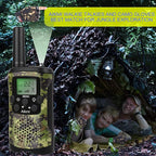 Kids Walkie Talkies Boys Toys Gifts for Kids Aged 5-12 Outdoor Toys 3 Miles Long Range 22 Channel 2 Way Radio fit Adventure Game Hunt Camp Toys 6 7 8 9 Years Old Boys Gifts