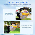 Baby Stroller Organizer Bag，Small Diaper Bag - Universal Stroller Organizer With Insulated Cup Holder,Pocket With Baby Wipes Dispenser，Adjustable Shoulder Strap(Grey)