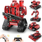 STEM Robot Toys for Kids Ages 8-14, 5-in-1 Remote Control and APP Programmable Robot Toys - 495 Pcs DIY Building Science Educational Kit, Building Block Birthday Present for Teen Boys Girls
