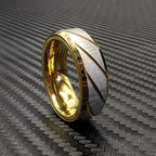 EDC Fidget Slider Fidget Toy Adult Stress Relief Metal Ratchet Ring Jewelry ADHD Recreational Fidget Toy Tactile Coin (Golden, 12)