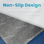 1.3" Thick Foam Baby Play Mat Extra Large 79x158, Basic Padded Plush Tummy Time Crawling Mat, Non-Slip Support Area Rug for Playroom Nursey Living Room (Royal Blue)