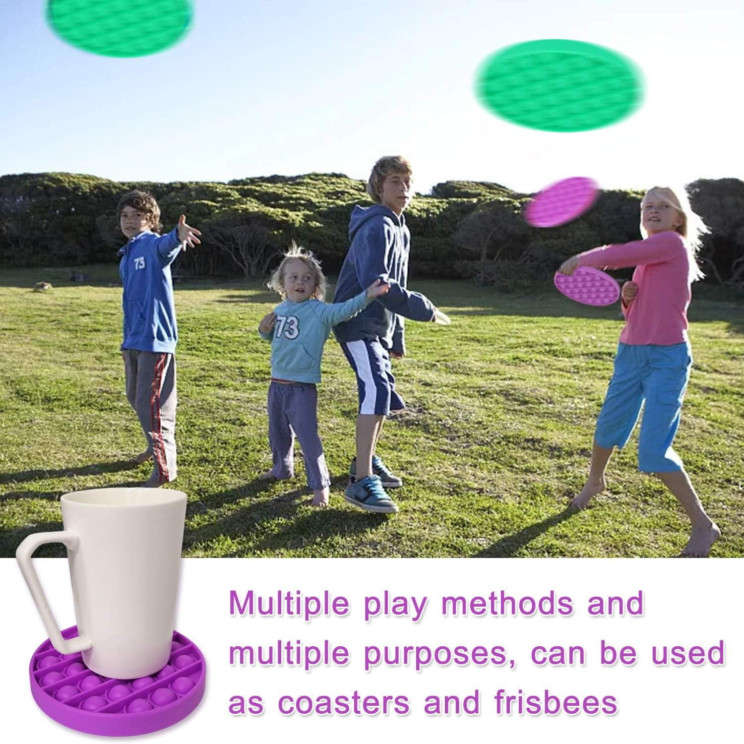 Sensory Fidget Toys, Silicone Squeeze Decompression Toy Games, Stress Relief Toys for Adults Funny Toy for Age 6+ Kids Teens, 3PCS