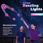 Flying Orb Ball (Pink, 2025 Upgraded) with Dazzling Lights, Magic Hover Spinner, Boomerang Drone, Floating Cosmic Globe, Kids Outdoor Toys for 6 7 8 9 10 Year Old Boys Girls