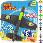 Toy Airplane For Kids: Sturdy & Durable EVA Foam Plane - Airplane Toy Stocking Stuffers & Small Gifts For Boys & Girls 2024 Foam Glider Plane - Kids Glider Airplanes Toys - Party Favor & Birthday Gift