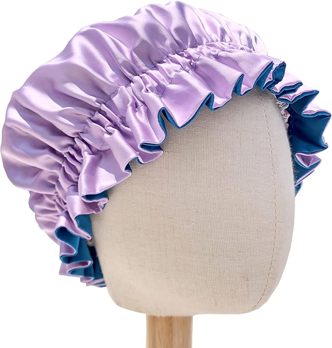 AKISS Baby Infant Newborn Toddler Satin Silk Hair Bonnet for Baby Girl Boy Sleeping Kids Cap Hat