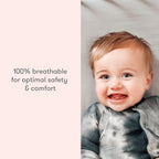 Newton Baby Fitted Mini Crib Sheets (2-Pack) | Organic Muslin Cotton, Ultra Breathable & Soft Baby Sheets, Machine Washable Baby Mattress Sheets, Fits Any Mini Sized Crib 24" x 38", Twilight Grey