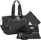 ITIEZY Diaper Bag Tote for Baby - Large Mommy Bag with Portable Changing Pad Pacifier Case, Hospital Bags Travel Baby Bag