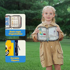 Stbernard Small First Aid Kit for Kids and Adults, Medical Kit with Digital Thermometer for Home, Travel, Hiking, Backpack, 6.3x4.33x1.97in, Blue