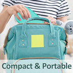 Baby Grooming Kit, Infant Safety Care Set with Hair Brush Comb Nail Clipper Nasal Aspirator,Baby Essentials Kit for Newborn Girls Boys (Green)