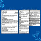 Triple Paste Mom & Baby Early Essentials Gift Set with 5 Items, Diaper Rash Ointment 8oz Jar & 2oz Tube, Spatula Applicator, Dermoplast Spray, and Multi-Use Cover, Shower Gifts for Moms