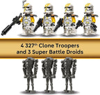 LEGO Star Wars 327th Star Corps Clone Troopers Battle Pack Building Toy - Pretend Play Set for Boys & Girls, Ages 7+ - Collectible Model Kit & Kids Room Decor - Gift Idea for Birthdays - 75431