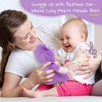 June Garden 12" Soothing Music Sweet Dolly Bedtime Owl - Interactive Stuffed Ultra Soft Talking Baby Doll for Birth and Up