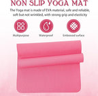 10 Pack Yoga Mats Bulk, 68'' x 24'' x 4mm Thick Yoga Mats for Kids and Adult Gym Mats Bundle Latex Free Exercise Mats with Non Slip Texture for Outdoor Yoga, Pilates or Workout
