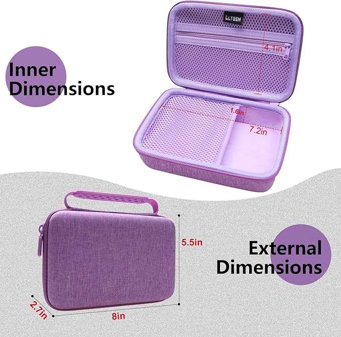 LTGEM Case Compatible with GiiKER Super Slide Puzzle Games, Purple