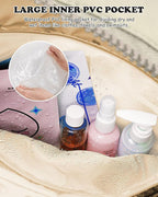 Duffle Bag for Travel Women, Travel Bags，Gifts for Girls-Initial Overnight Bag with Wet Pocket，Lightweight Weekender Bags Personalized Gym Tote with Makeup Pouch