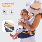 Baby Hip Seat Carrier, Ergonomic Waist Stool for Child Infant with Adjustable Strap Pocket Soft Base, Baby Hip Carrier for Newborns & Toddlers