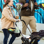 Accmor Stroller Cup Holder with Tray, Universal Cup Holder, Bike Bottle Holder, 360° Rotatable Large Caliber Drinks Holder for Stroller, Bike, Wheelchair, Walker