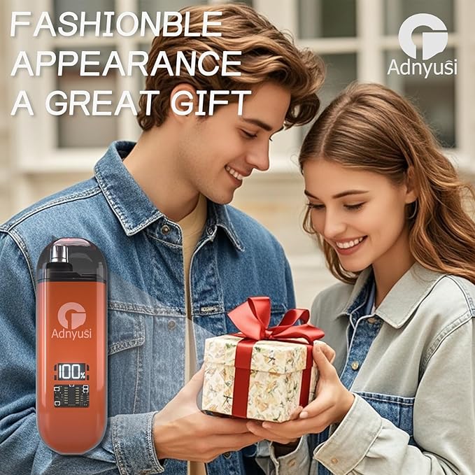 Adnyusi-2025 Professional Painless Nose Hair Trimmer, Unisex, USP Charging Digital Display, Double-Edged Blade That Does Not Harm The Nasal Cavity, Easy to Clean, Portable and Lightweight Design