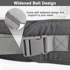 Baby Hip Carrier, Baby Carrier with Adjustable Waistband & Breathable Mesh, Ergonomic Carrier with Non-Slip Hip Seat Surface for Newborns & Toddlers, Grey