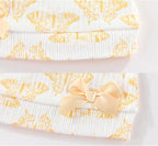 Newborn Baby Boy Girl Caps Mittens Socks Set Cotton Baby Essentials Accessories (Hats+Gloves+Socks)