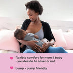 Bamboobies Breastfeeding Shawl - Nursing Cover for Breastfeeding - Ultra-soft