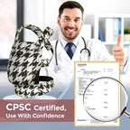 Momcozy Baby Carrier - Ergonomic, Cozy and Lightweight Carrier for 3-24 Months, Effortless to Put On, Ideal for Hands-Free Parenting, Enhanced Lumbar Support, Houndstooth