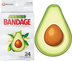 BioSwiss Bandages, Avocado Shaped Self Adhesive Bandage, Latex Free Sterile Wound Care, Fun First Aid Kit Supplies for Kids, 24 Count
