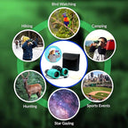 Kids Binoculars Best Gifts for 3-12 Years Boys Girls High-Resolution Optics Shockproof Mini Compact Binocuolar Toys Folding Small Telescope for Bird Watching Camping Outdoor Play